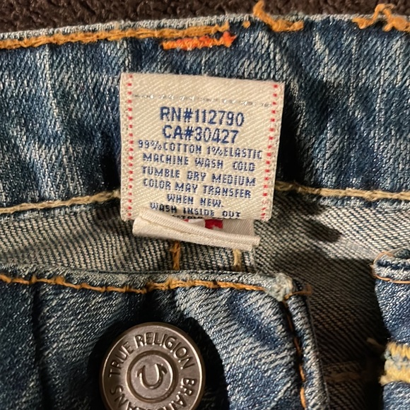 NWT True Religion Joey Jeans. Size 32 - Picture 6 of 6